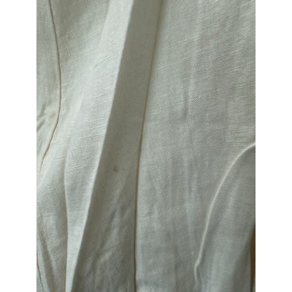 Farm Rio Knotted Cut Out Linen Blend Midi Dress M - Picture 10 of 11